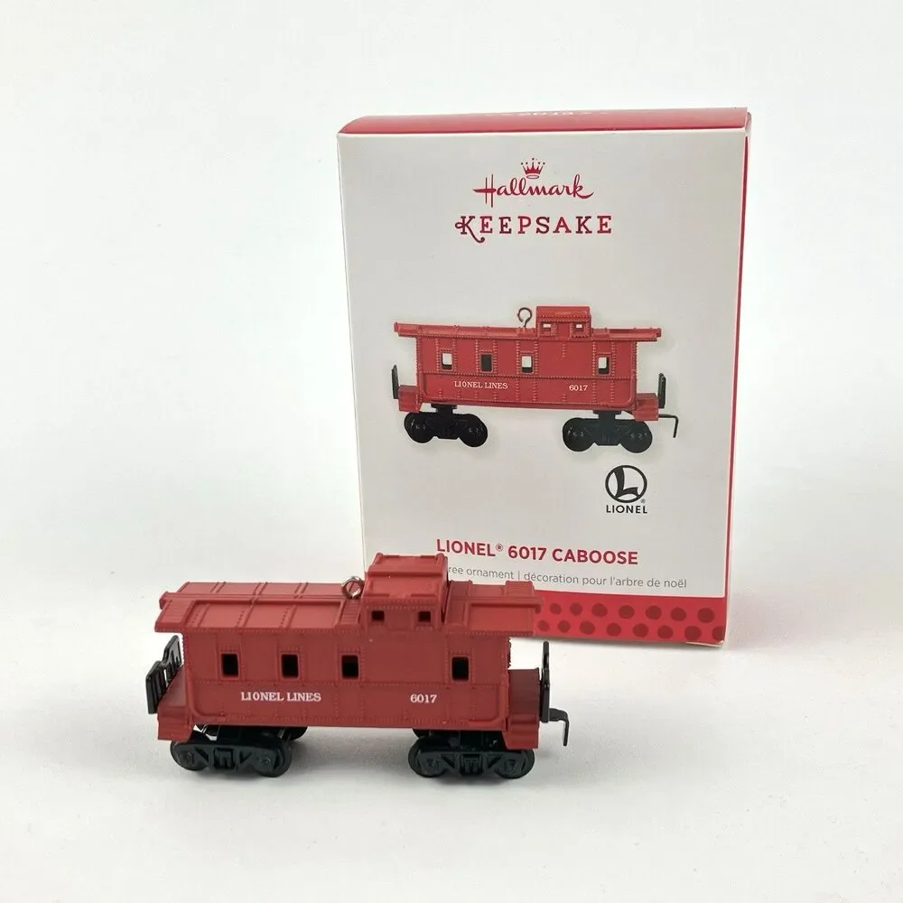 Hallmark Lionel 6017 Metal Caboose Ornament 2013 Christmas Keepsake QXI2145 New